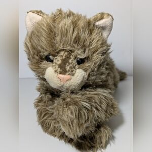 Russ Berrie Realistic Brown Cat Plush Stuffed Animal Toy Sierra Vintage …